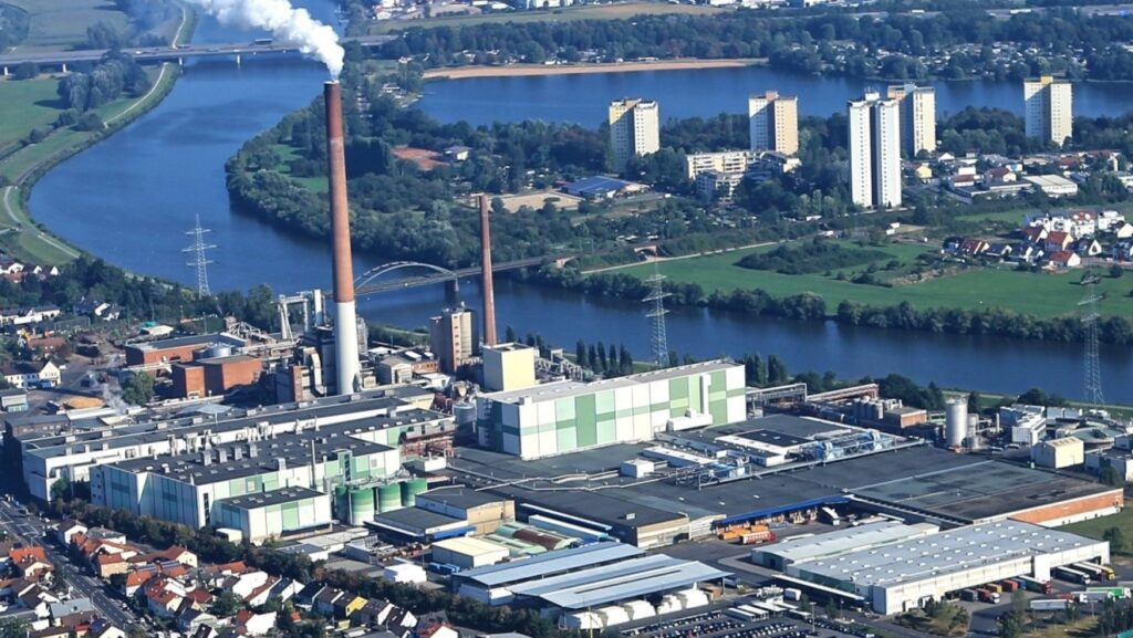 SAPPI Stockstadt Mill, a panorama view