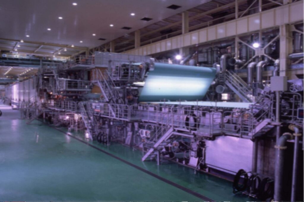 Paper machine in Hachinohe, Mitsubishi Paper Mills