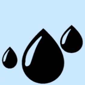 an icon for water savings