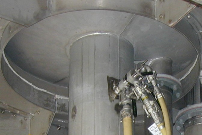 TrumpJet® Flash Mixing in a tertiary clarifier improves efficiency, dissolved air flotation