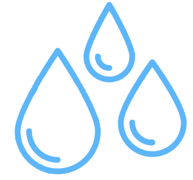 An icon for water savings