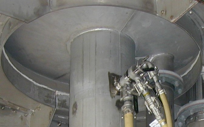 TrumpJet Flash Mixing for water treatment in a tertiary clarifier