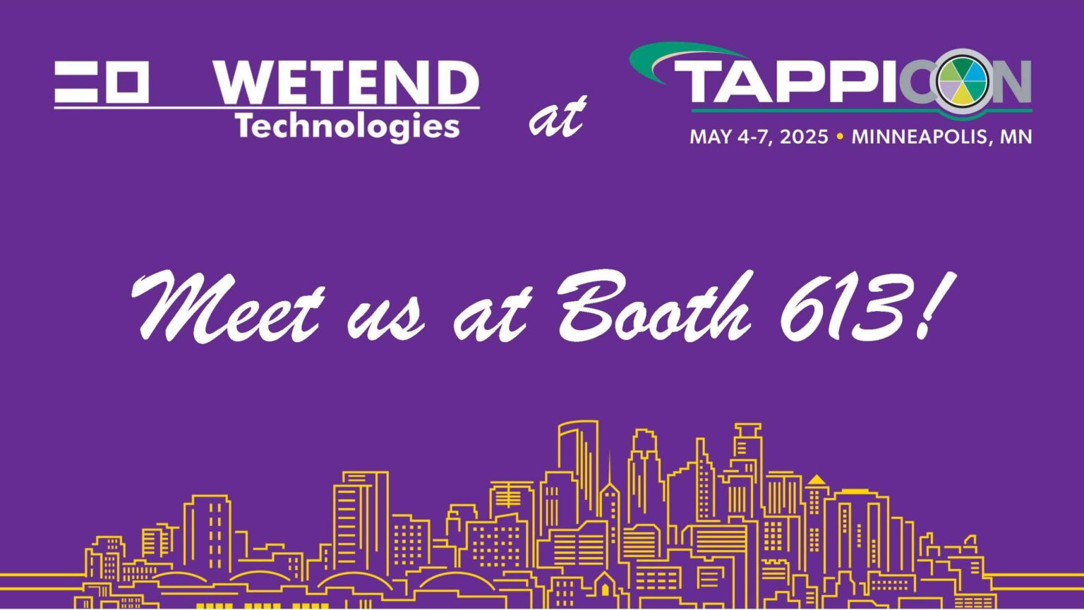 Meet us at TappiCon 2025! - Wetend Technologies