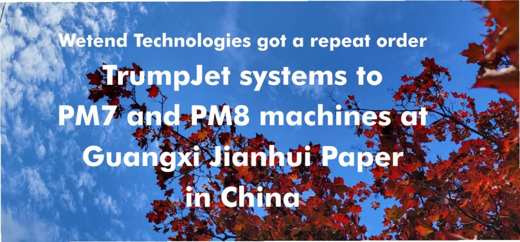 Repeat order for two new machines