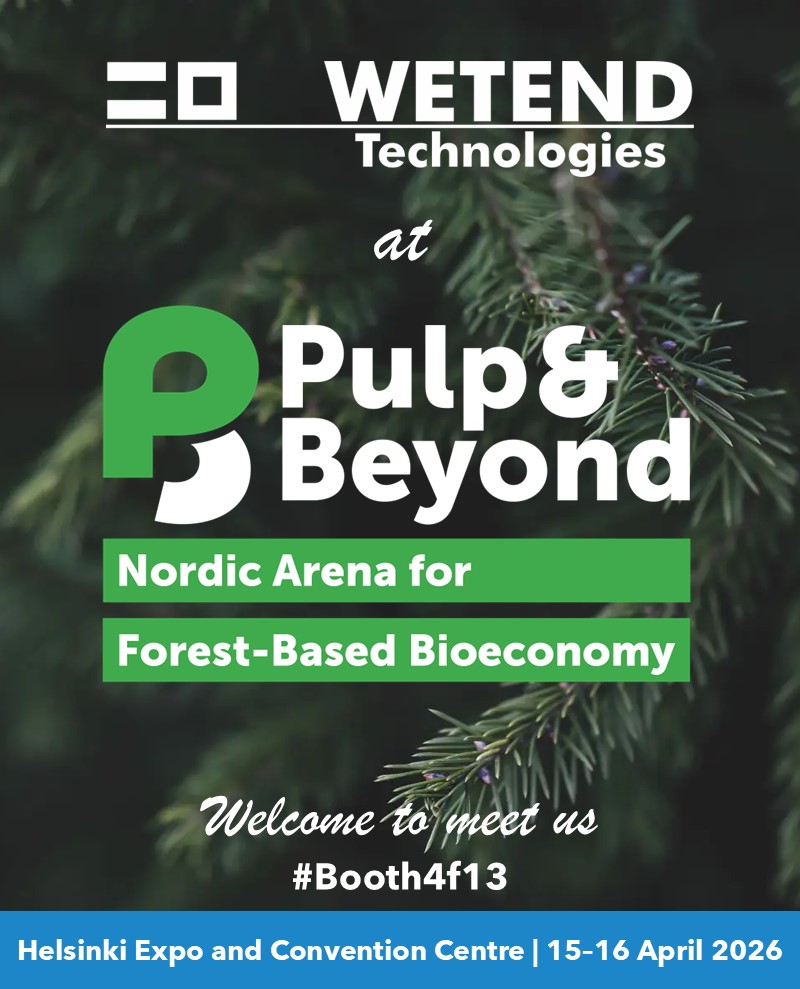 Wetend Technologies at Pulp&Beyond 2026 , banner